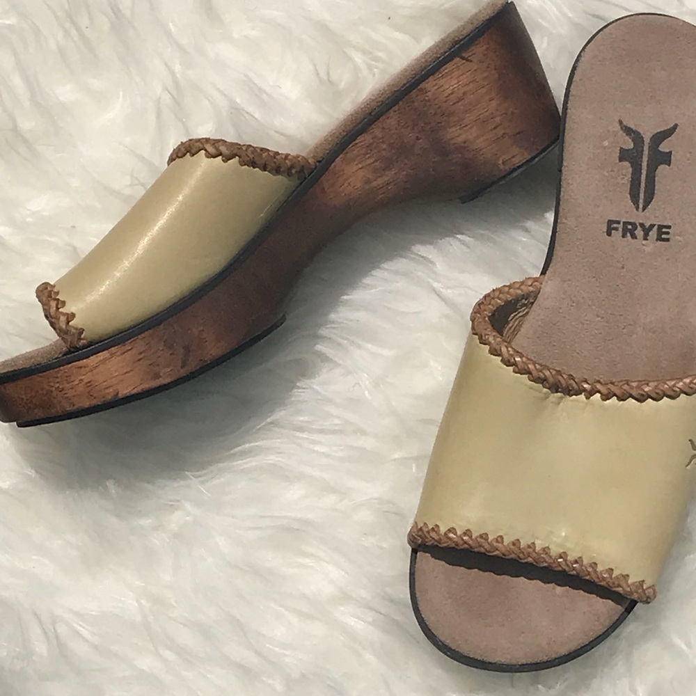 Frye Clog Slides